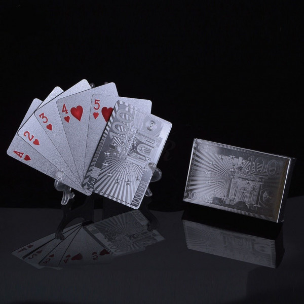 Silver plastic cards Silver plastic cards