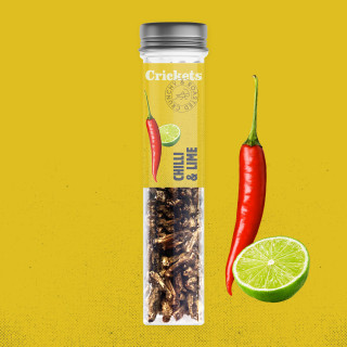 Crunchy Roasted Crickets "Chili and Lime"