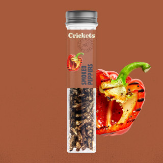 Crunchy Roasted Crickets "Smoked Peppers"