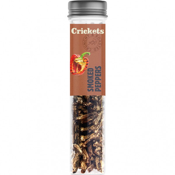 Crunchy Roasted Crickets "Smoked Peppers" Crunchy Roasted Crickets "Smoked Peppers"