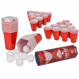 Party Game "Hexagonal Beer Pong"