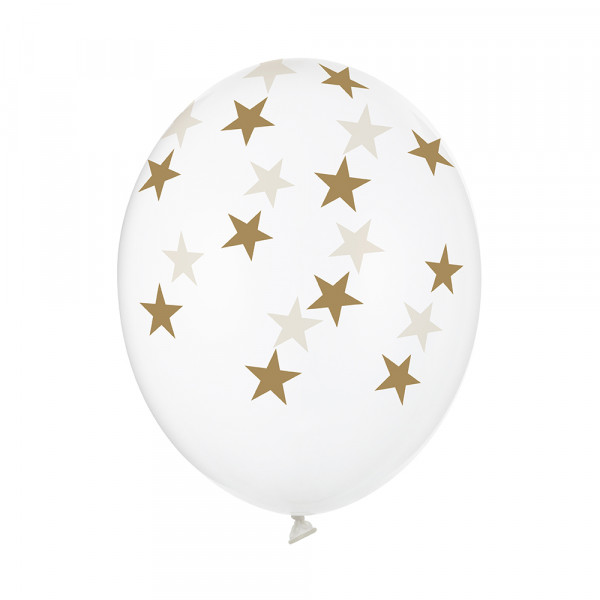 Balloons "Transparent Stars" (6 pcs.) Balloons "Transparent Stars" (6 pcs.)