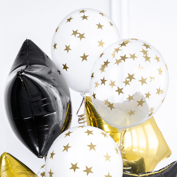 Balloons "Transparent Stars" (6 pcs.) Balloons "Transparent Stars" (6 pcs.)