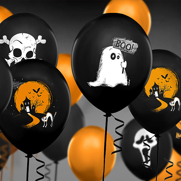 Balloons "Little Ghosts" (6 pcs.) Balloons "Little Ghosts" (6 pcs.)