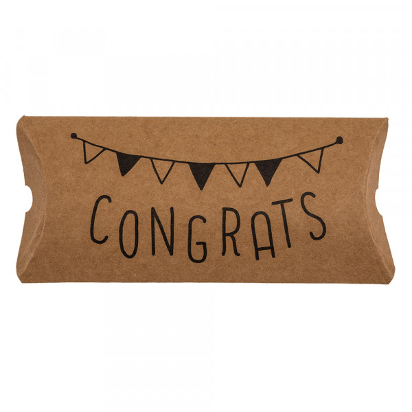 Kraft paper boxes - pillows "For you", 4 pcs. Kraft paper boxes - pillows "For you", 4 pcs.