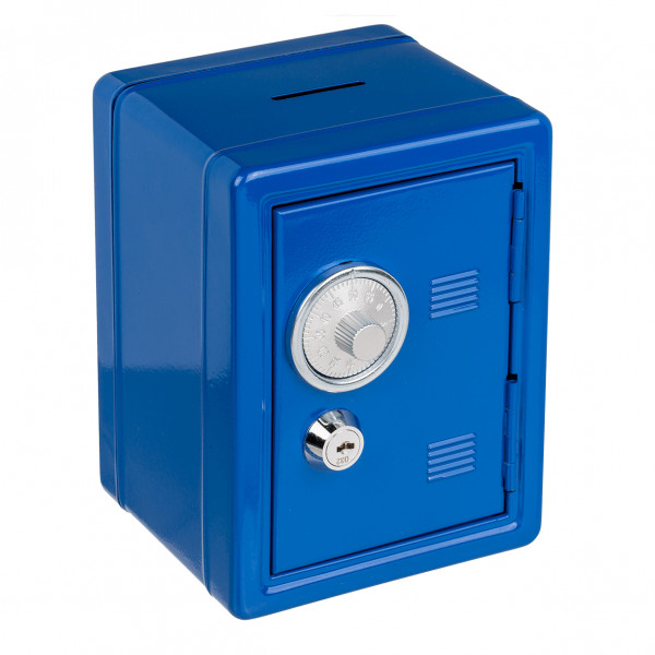 Metal safe - piggy bank (with key and code)