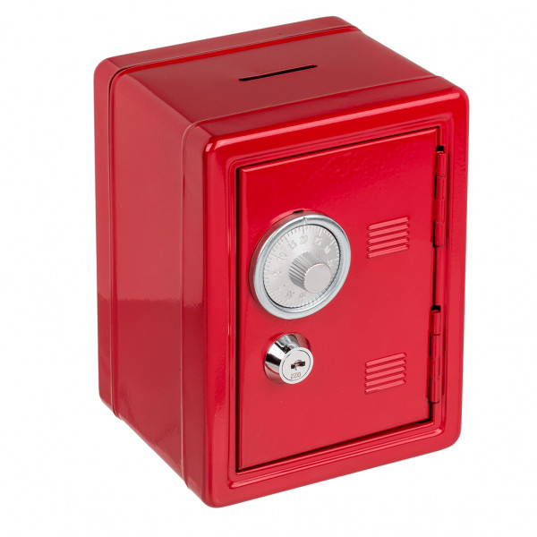 Metal safe - piggy bank (with key and code)