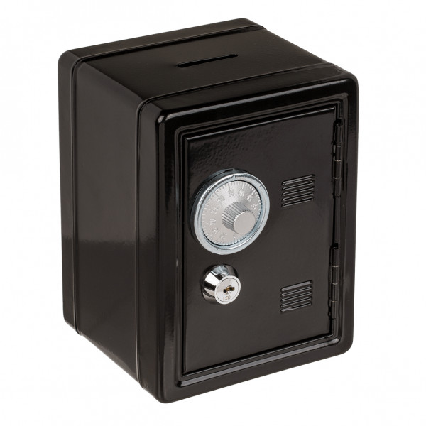 Metal safe - piggy bank (with key and code)