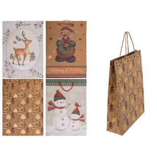 Paper Gift Bag "Christmas" (25x9x34.5cm)