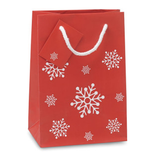Paper gift bag "Snowflake" (23x10x16cm)