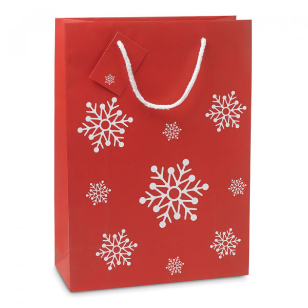 Paper gift bag "Snowflake" (36x11x26 cm) Paper gift bag "Snowflake" (36x11x26 cm)