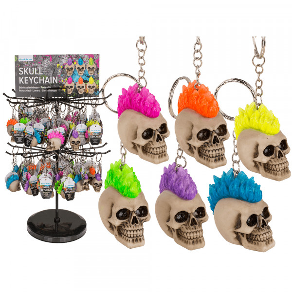 Keychain "Skull Punk"
