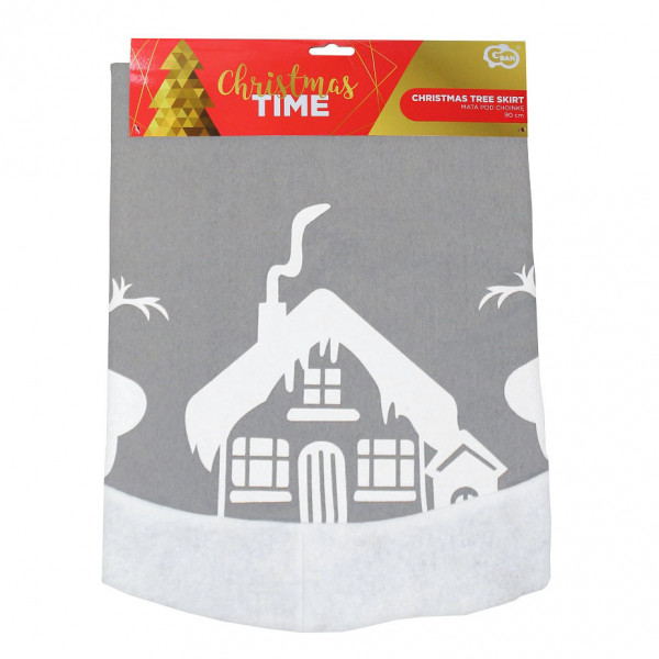 Silver Tree Skirt "XMas" Silver Tree Skirt "XMas"