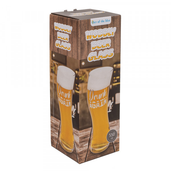 Wobbling Beer Mug "Drunk again" (569ml) Wobbling Beer Mug "Drunk again" (569ml)