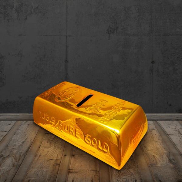 Piggy Bank "Gold Bar"
