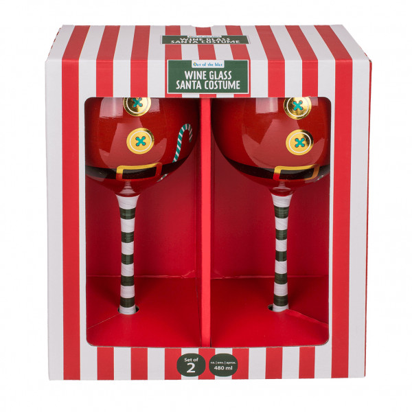 Set of Wine Glasses "Christmas" (2 pcs.)