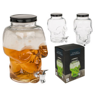 Drink dispenser "Skull" (4L)