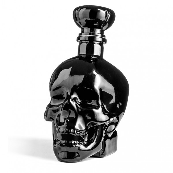 Black skull-shaped carafe (750ml)