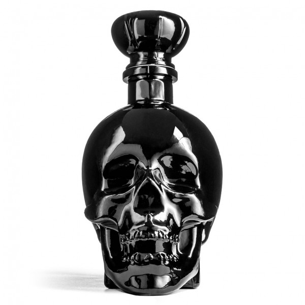 Black skull-shaped carafe (750ml)