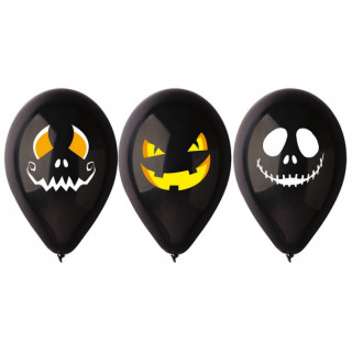 Premium Balloons "Halloween Faces" (3 pcs.)