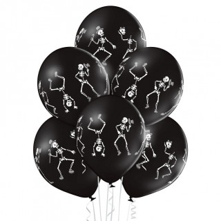Premium Balloons "Dancing Skeletons" (6 pcs.)