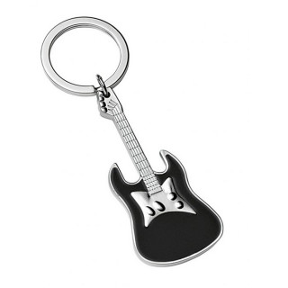 Keychain "Black Guitar" (engraving available for an additional fee)