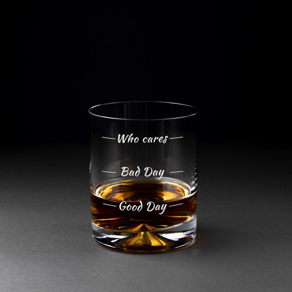 Whiskey Lover's Set "Who Cares"