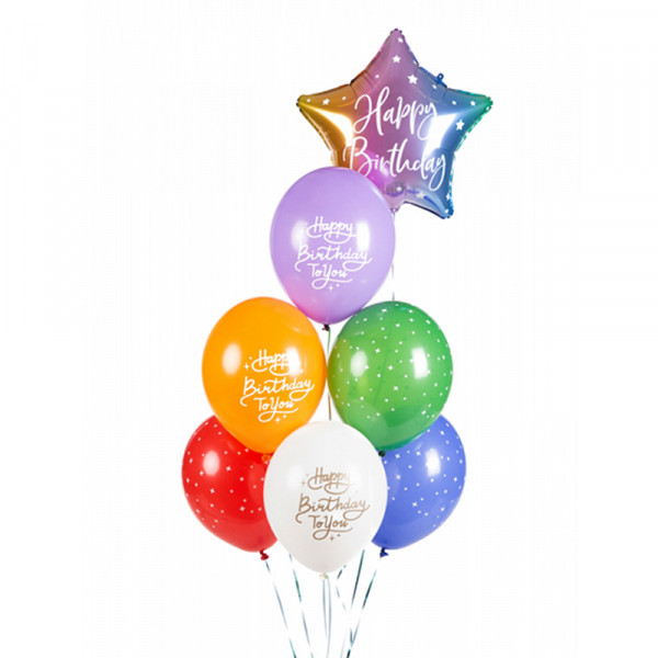 Balloons "Happy Birthday To You" (6 pcs.) Balloons "Happy Birthday To You" (6 pcs.)