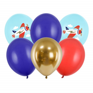 Balloons "Airplane" (6 pcs.)