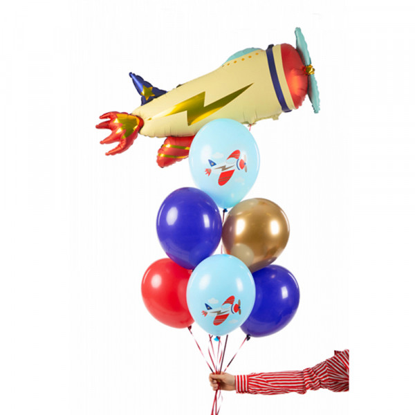 Balloons "Airplane" (6 pcs.) Balloons "Airplane" (6 pcs.)