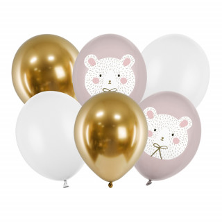 Balloons "Teddy Bear" (6 pcs.)