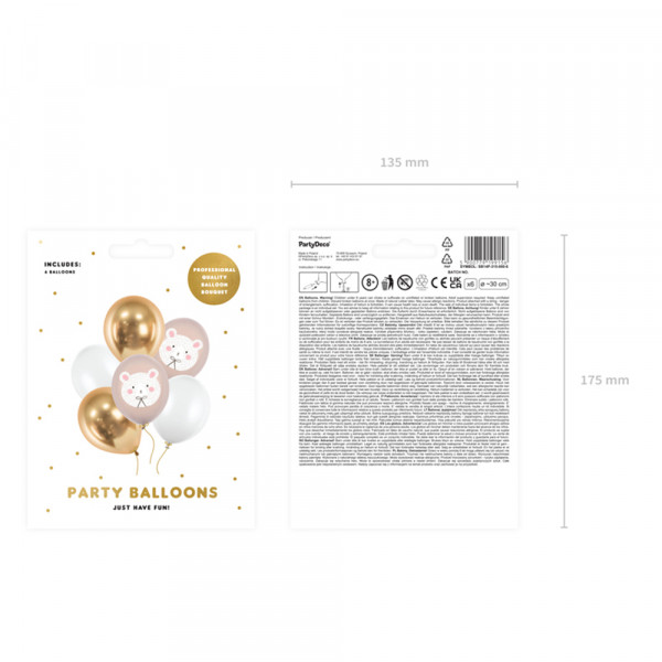 Balloons "Teddy Bear" (6 pcs.) Balloons "Teddy Bear" (6 pcs.)