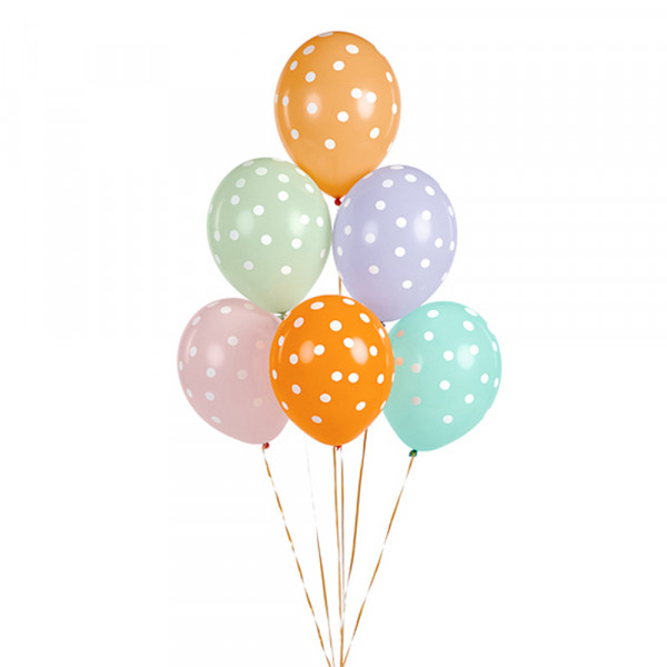 Balloons "Dots" (6 pcs.) Balloons "Dots" (6 pcs.)