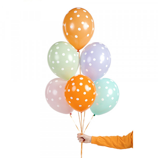 Balloons "Dots" (6 pcs.) Balloons "Dots" (6 pcs.)