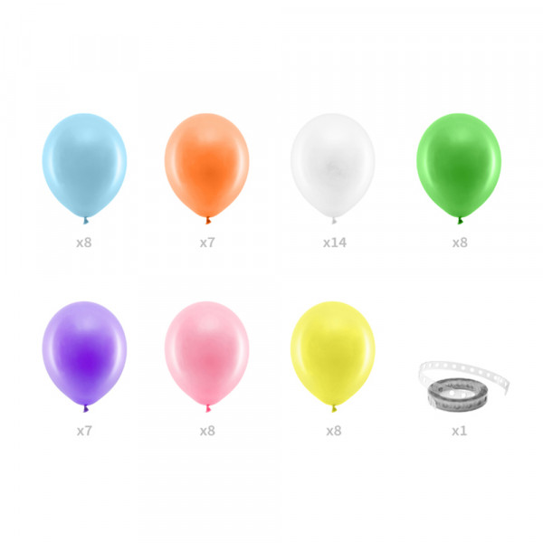 Balloon Garland "Rainbow" (60 pcs., 200cm) Balloon Garland "Rainbow" (60 pcs., 200cm)