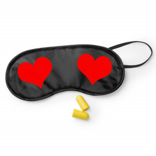 Sleep mask "Hearts"