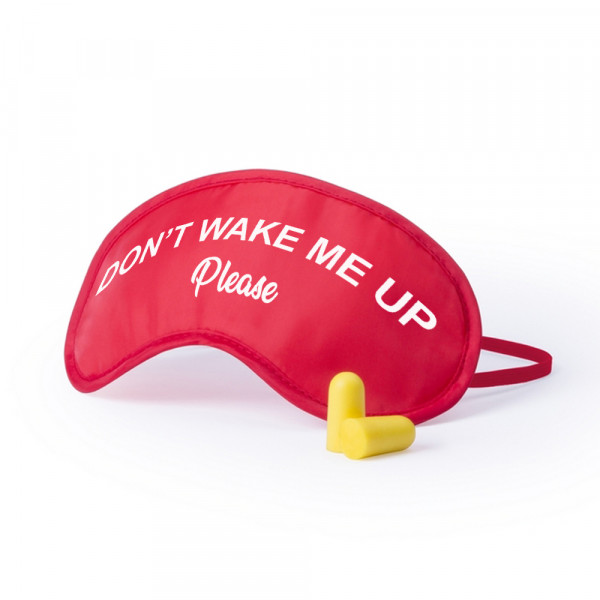 Sleep mask "Don't wake me up, please" Sleep mask "Don't wake me up, please"
