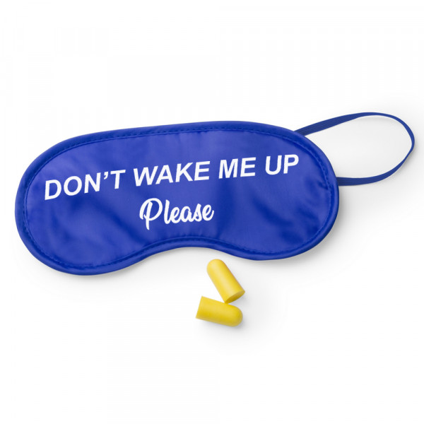 Sleep mask "Don't wake me up, please" Sleep mask "Don't wake me up, please"