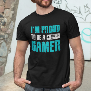 T-shirt "I'm proud to be a gamer"