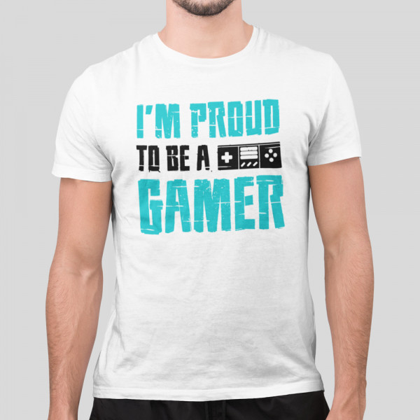 T-shirt "I'm proud to be a gamer"