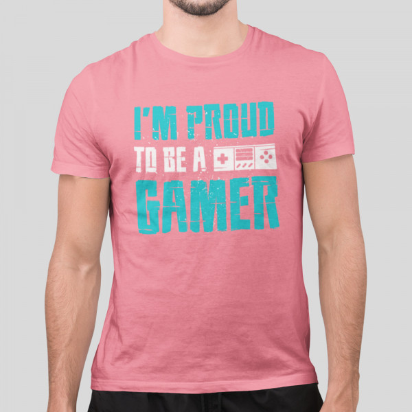 T-shirt "I'm proud to be a gamer"