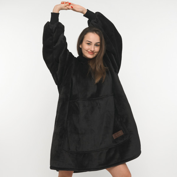 BARAMOOR sweatshirt-blanket "Black"
