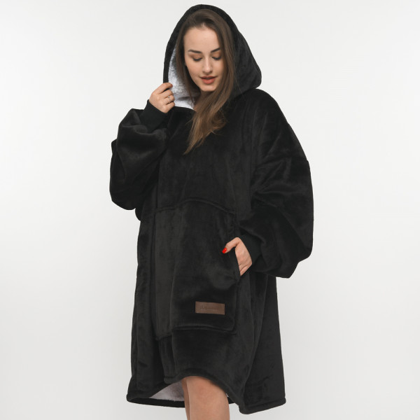 BARAMOOR sweatshirt-blanket "Black"