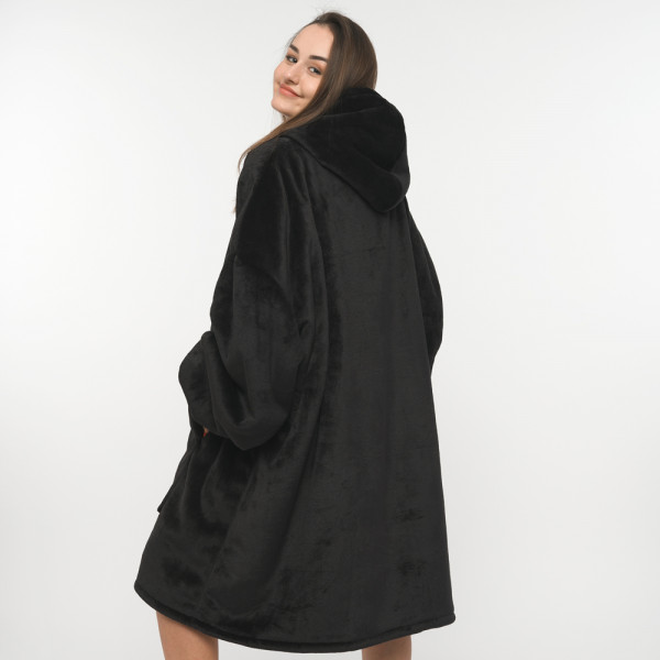 BARAMOOR sweatshirt-blanket "Black"