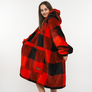 BARAMOOR sweatshirt-blanket "Large lattice"