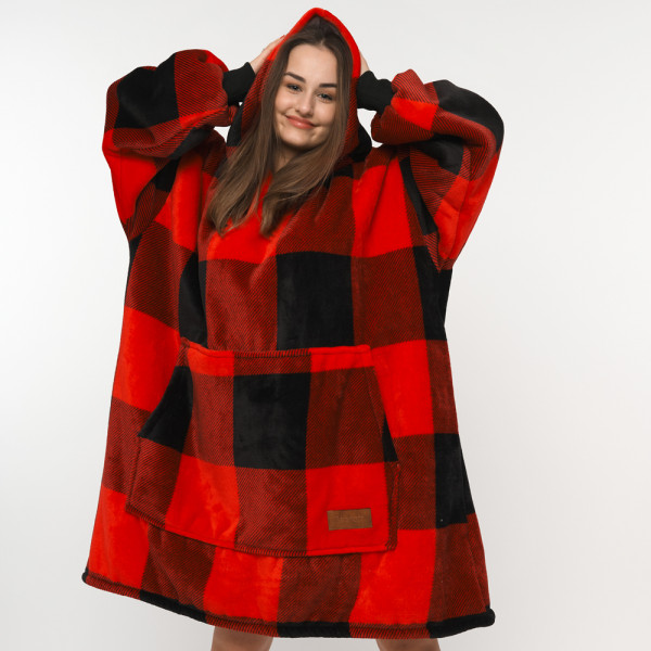 BARAMOOR sweatshirt-blanket "Large lattice"
