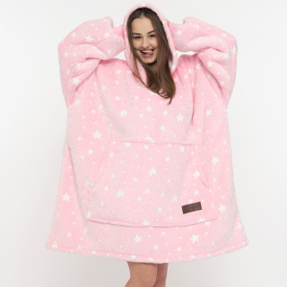 BARAMOOR sweatshirt-blanket "Luminous Pink"