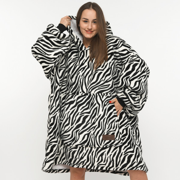 BARAMOOR sweatshirt-blanket "Zebra"