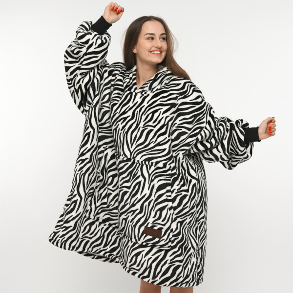 BARAMOOR sweatshirt-blanket "Zebra"