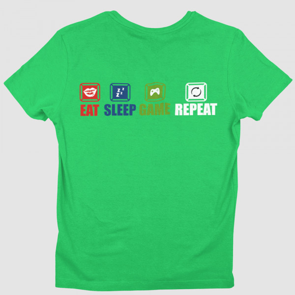 T-shirt "Eat.Sleep.Game.Repeat."